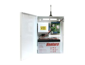 Устройство оконечное объектовое приемно-контрольное c GSM коммуникатором S400-2GSM-SBK25-W "Нано" (под АКБ 7Ач, цвет белый)